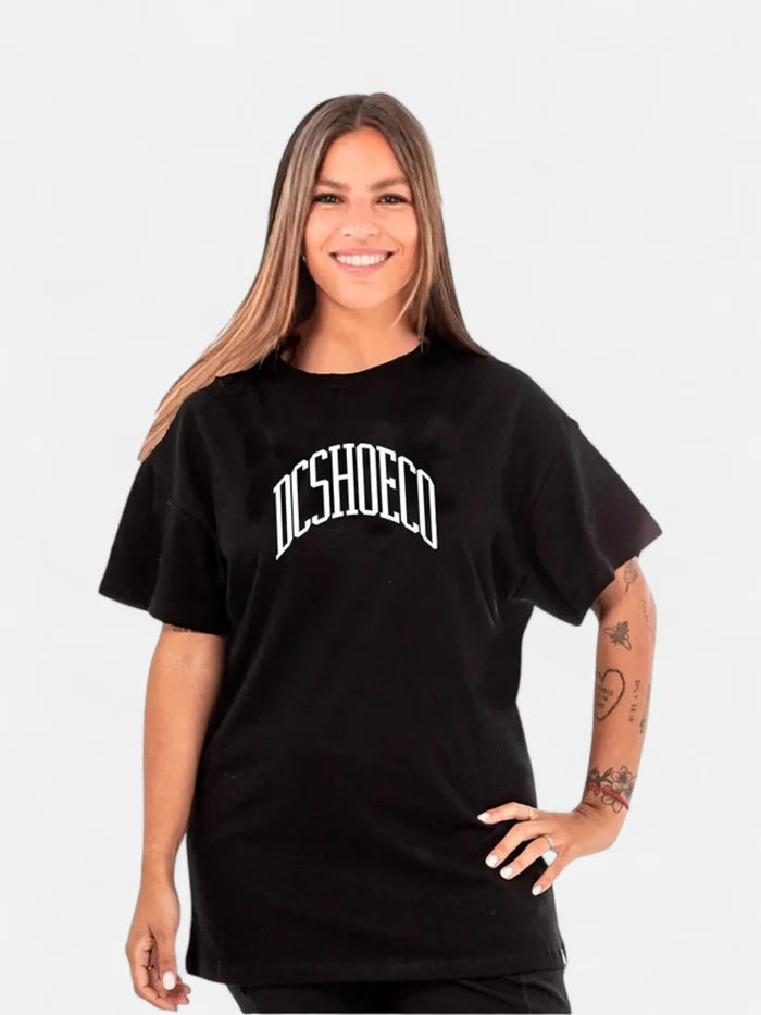 Remera Mujer DC Play On Negro