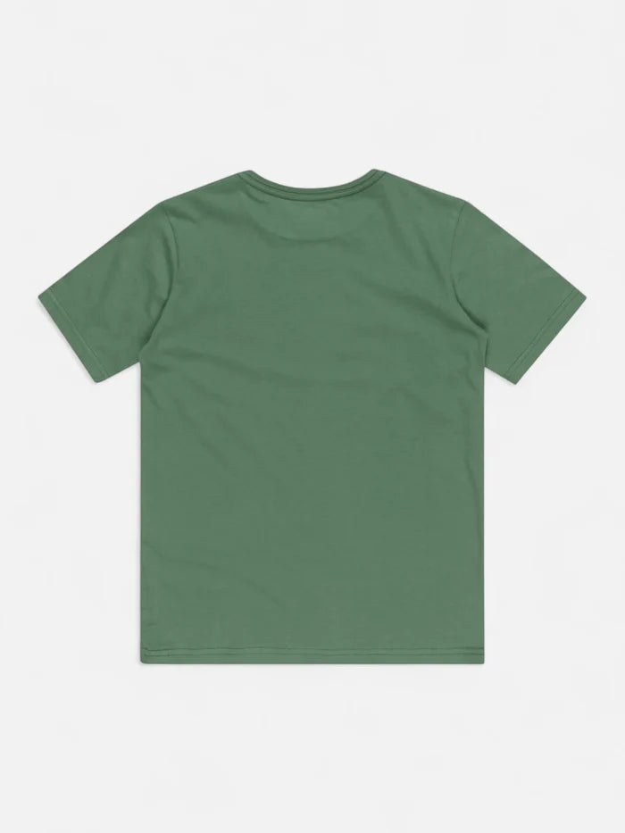Remera Niño Quiksilver Circle Up Verde