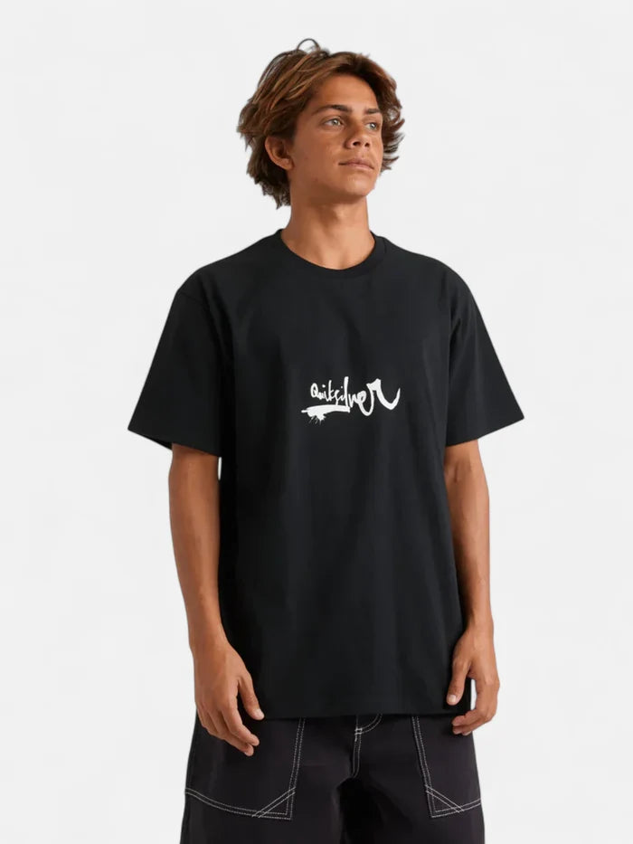Remera Quiksilver Impaired Moe Negro