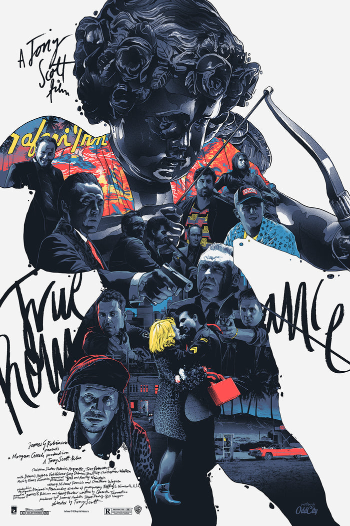 True Romance (Detroit) by Gabz, 24" x 36" Screen Print
