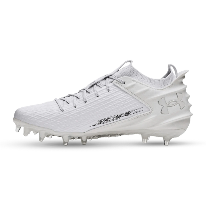 Under Armour Blur Smoke 2.0 Lacrosse Cleats - White