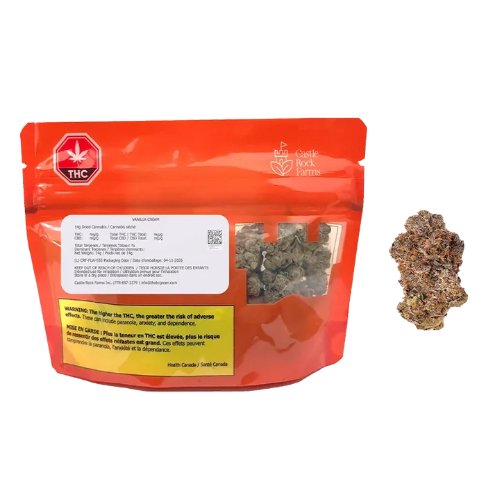 Castle Rock Farms 14 g Vanilla Cream Flower