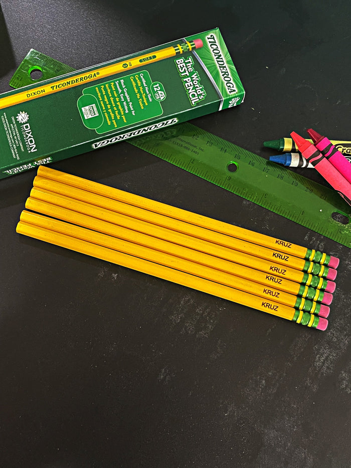 Wholesale | 1/2 dozen| engraved name pencils