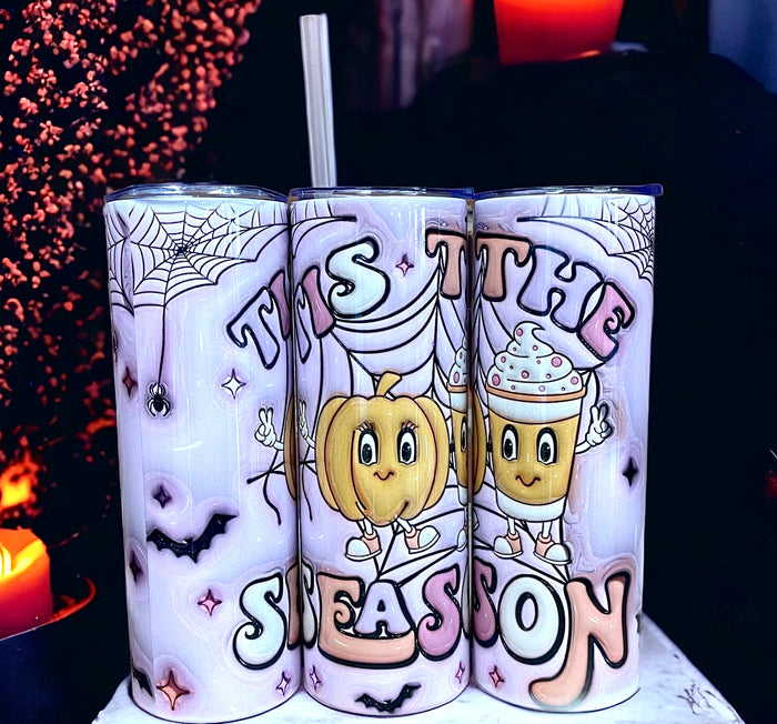 Wholesale | 4 | Tis the Season Pumpkin Spice 20 oz Tumblers