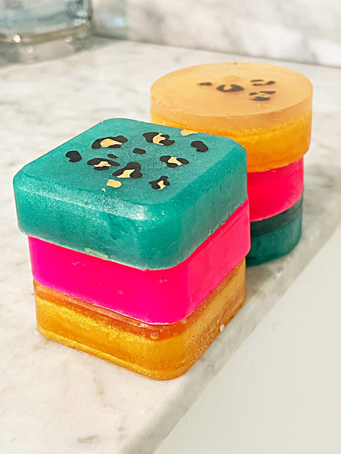 Wholesale | 6 pc packs | Leopard Soap Bars