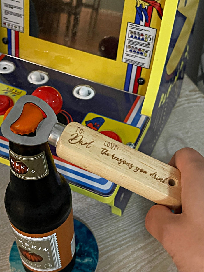 Wholesale | wood bottle opener engraved